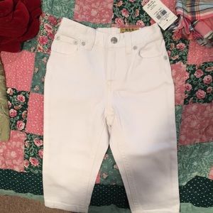 Ralph Lauren white jeans 18months